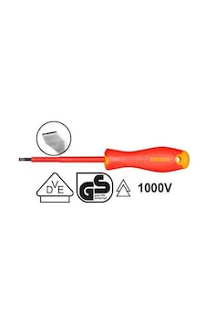 Ingco Düz Tornavida 4MM *100MM Hısd814100 Ingco Düz Tornavida 4MM *100MM Hısd814100