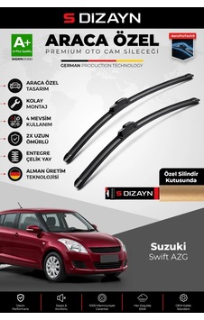 S-dizayn Suzuki Swift Azg Ön Cam Silecek Seti 2010-2017 Premium Araca Özel 53-45 Cm A+ Kalite Aocs-1