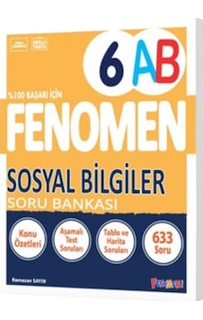 Fenomen 6 Sosyal Bilgiler Soru Bankası A-b Fenomen 6 Sosyal Bilgiler Soru Bankası A-b
