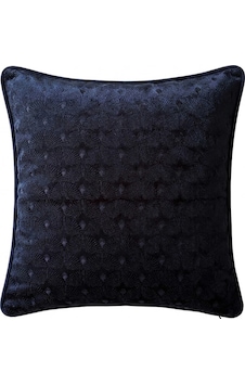 "palmira" Kadife Dokulu Kırlent Kılıfları - 45x45 Lacivert