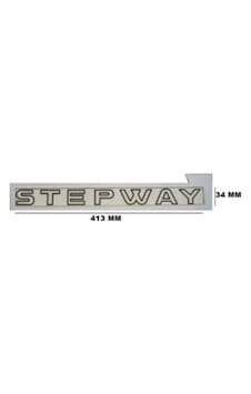 Dacia Uyumlu Stepway Yapıştırma Yazı Sol Kapı 34 413 Mm Dacia Uyumlu Stepway Yapıştırma Yazı Sol Kapı 34 413 Mm