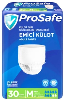 Prosafe Bel Bantlı Emici külot Hasta Bezi M 30'lu Prosafe Bel Bantlı Emici külot Hasta Bezi M 30'lu