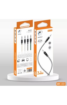 3.5mm Jack Hasır Aux Kablo Bluewolf Mk-031 3.5mm Jack Hasır Aux Kablo Bluewolf Mk-031