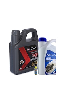 Nova 10W-40 Sl Motor Yağı 4 L + Antifriz 3 L Nova 10W-40 Sl Motor Yağı 4 L + Antifriz 3 L