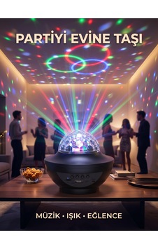 Müzikli Rgb Disko Lambası Bluetooth Hoparlörlü Renkli Parti Işığı Usb Tf Kart Girişli Yetişkin Müzikli Rgb Disko Lambası Bluetooth Hoparlörlü Renkli Parti Işığı Usb Tf Kart Girişli Yetişkin