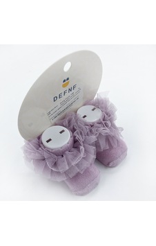 Defne Baby Bebe Çorap 004-26 Lila Defne Baby Bebe Çorap 004-26 Lila