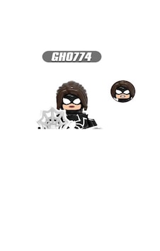 X-073 Süper Kahraman Yapı Oyuncaklar Anya Spider Gh0774 X-073 Süper Kahraman Yapı Oyuncaklar Anya Spider Gh0774