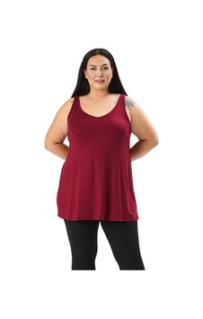 Disentis Modest Büyük Beden V Yaka Kloş Kesim Uzun Bordo Bluz Disentis Modest Büyük Beden V Yaka Kloş Kesim Uzun Bordo Bluz