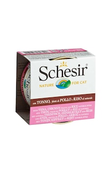 Schesir Ton Balıklı Tavuklu Prinçli Konserve Yetişkin Kedi Maması 85 G Schesir Ton Balıklı Tavuklu Prinçli Konserve Yetişkin Kedi Maması 85 G