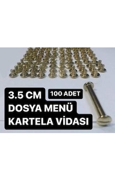 3.5 CM SARI 100 ADET DOSYA MENÜ KARTELA PLEKSİ VİDASI DIŞ 5 MMÇAP 3.5 CM SARI 100 ADET DOSYA MENÜ KARTELA PLEKSİ VİDASI DIŞ 5 MMÇAP