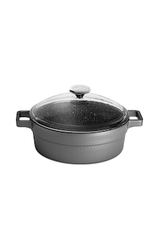 Cem Granit Master 2 Li Set 26 Cm Karnıyarık + 26 Cm Tava Füme Cem Granit Master 2 Li Set 26 Cm Karnıyarık + 26 Cm Tava Füme