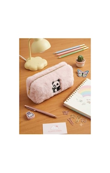 Peluş Kalem Kutusu Kalemlik Kalem Çantası 6x10x19 Cm Orta Boy Pembe Panda Çok Renkli Peluş Kalem Kutusu Kalemlik Kalem Çantası 6x10x19 Cm Orta Boy Pembe Panda Çok Renkli