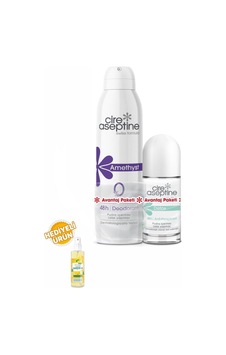Cire Aseptine Amethyst Deodorant 150ml+ Rollon 60ml Avantaj Paketi Cire Aseptine Amethyst Deodorant 150ml+ Rollon 60ml Avantaj Paketi