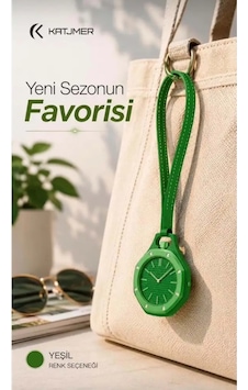 Katjmer Boyol Pop Renkli Saat Yeşil Katjmer Boyol Pop Renkli Saat Yeşil