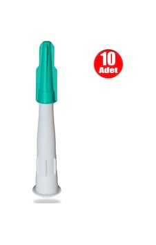 Aletçantam Silikon Mastik Kartuş Yedek Ucu Kapaklı Nozul Uç Yedeği-10 Lu Paket