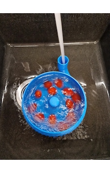 3d Baskı Meyve Sebze Ve Pirinç Yıkama Kasesi Döner Süzgeçli 3 Fonksiyonlu Yıkama Aparatı - Mavi 3d Baskı Meyve Sebze Ve Pirinç Yıkama Kasesi Döner Süzgeçli 3 Fonksiyonlu Yıkama Aparatı - Mavi
