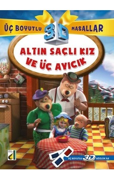 Altın Saçlı Kız ve Üç Ayıcık - Üç Boyutlu Masallar- Damla Yayınevi Altın Saçlı Kız ve Üç Ayıcık - Üç Boyutlu Masallar- Damla Yayınevi