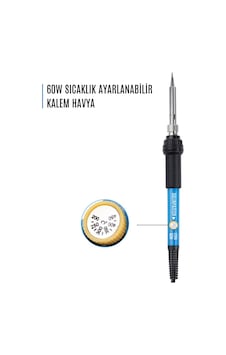 Solinpatech Ayarlanabilir Havya Lehim Makinesi 60 W Solinpatech Ayarlanabilir Havya Lehim Makinesi 60 W