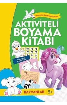 Hayvanlar-Aktiviteli Boyama Kitabı 5+- Koloni Çocuk Yayınları Hayvanlar-Aktiviteli Boyama Kitabı 5+- Koloni Çocuk Yayınları
