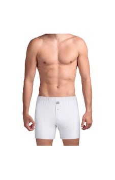 The Don Traditional Uzun Paçalı Erkek Boxer Beyaz Renk