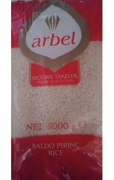 Arbel Baldo Pirinç 5 Kg 4 Adet