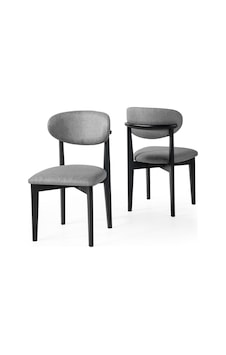 Norte Ahşap Salon Mutfak Sandalyesi 2 Li Set 001