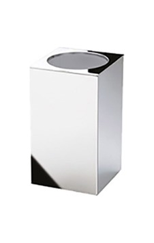 Square Metal Diş Fırçalık, Tezgah Üstü - Krom Square Metal Diş Fırçalık, Tezgah Üstü - Krom