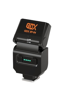 Gdx Sp-04 Mini Kamera Tepe Flaşı & Bi-color Led Video Dolgu Işığı Gn8, 2700k-7500k, Type-c Şarjlı, Evrensel Hot Shoe