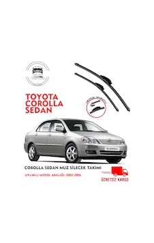 Toyota Corolla Uyumlu Silecek Seti Araca Özel Aparat (2002-2006) Toyota Corolla Uyumlu Silecek Seti Araca Özel Aparat (2002-2006)