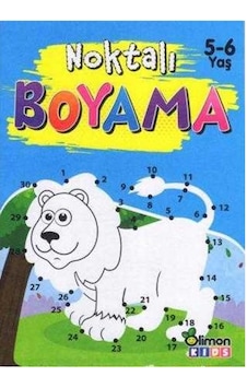 5-6 Yaş Çocuklar İçin Noktalı Boyama