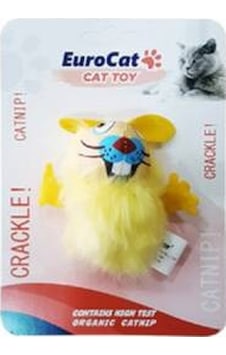 Sarı Fare Kedi Oyuncağı 7,5 Cm