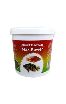 Atlantik Max Power Granulat 3000 Gr Kova Balık Yemi Atlantik Max Power Granulat 3000 Gr Kova Balık Yemi