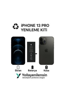 Apple Uyumlu iPhone 13 Pro Max Kiti Ekran + Batarya + Arka Kasa Model , Yüksek Kalite Parçalar Apple Uyumlu iPhone 13 Pro Max Kiti Ekran + Batarya + Arka Kasa Model , Yüksek Kalite Parçalar
