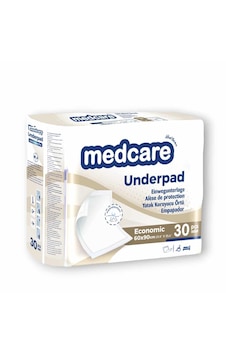 Medcare Ekonomik Yatak Koruyucu Örtü 60x90cm 30'lu 2 Paket 60adet Medcare Ekonomik Yatak Koruyucu Örtü 60x90cm 30'lu 2 Paket 60adet