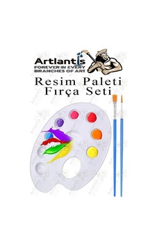 Resim Paleti Ve Resim Fırça Seti 1 Paket Artlantis Ressam Paleti Boyama Fırçası Guaj Suluboya Sku: Zeusstkefc4e89a48