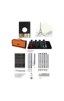 Alex Schoeller A5 300 Gr Cretacolor 6'lı Aquarell Sulandırılabilir 4 Bölümlü Turuncu Kalem Çantası Alex Schoeller A5 300 Gr Cretacolor 6'lı Aquarell Sulandırılabilir 4 Bölümlü Turuncu Kalem Çantası