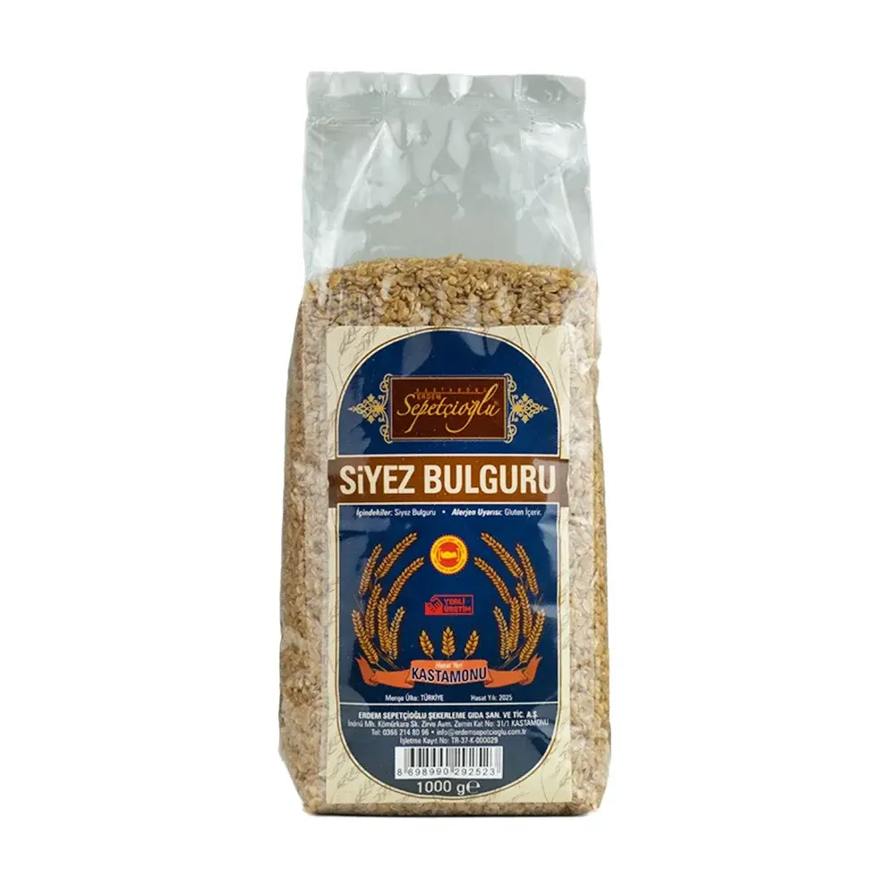 Sepetçioğlu Kastamonu Siyez Bulguru 1 Kg Sepetçioğlu Kastamonu Siyez Bulguru 1 Kg