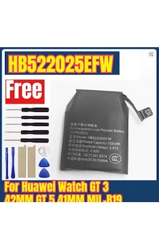 Huawei Watch Gt 3 42mm Gt 5 41mm Mıl-b19 Yedek Saat Pili İçin Hb522025efw Senalstore Huawei Watch Gt 3 42mm Gt 5 41mm Mıl-b19 Yedek Saat Pili İçin Hb522025efw Senalstore