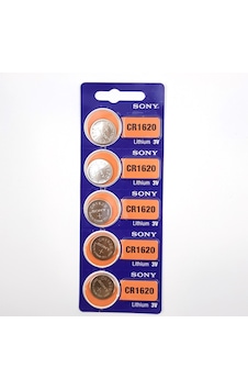 Sony CR1620 3V Lityum Pil 5'li Sony CR1620 3V Lityum Pil 5'li