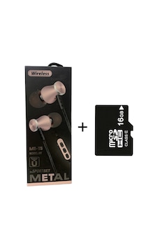 Platoon MS-T5 Şarjlı MP3 Çalar Bluetooth Kulaklık + 16 GB Hafıza Kartı Platoon MS-T5 Şarjlı MP3 Çalar Bluetooth Kulaklık + 16 GB Hafıza Kartı