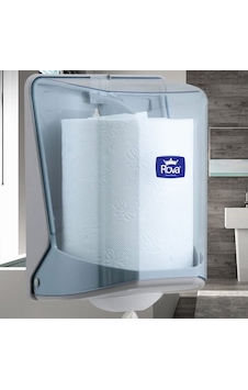 Rova Maxi İçten Çekme Kağıt Havlu Dispenseri Şeffaf Rova Maxi İçten Çekme Kağıt Havlu Dispenseri Şeffaf