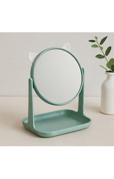 Yuvarlak 15 Cm Plastik Makyaj Aynası Kulaklı, Sepetli Diğer Yuvarlak 15 Cm Plastik Makyaj Aynası Kulaklı, Sepetli Diğer