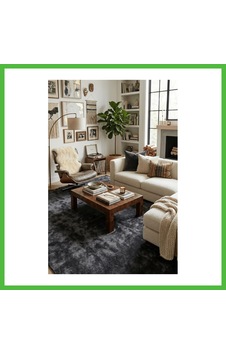 Vaveni Youdayhomecollection Poly Peluş Halı Model Oturma Odası Halısı Ebat: 200x350 Arz Çok Renkli