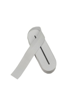 Beyaz - 4cm Paça Lastik Yassı Geniş 10mt 5671 Çok Renkli Beyaz - 4cm Paça Lastik Yassı Geniş 10mt 5671 Çok Renkli