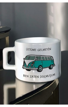 Üstüme Gelmeyin Tasarım Baskılı Çay Kahve Fincanı Beyaz Üstüme Gelmeyin Tasarım Baskılı Çay Kahve Fincanı Beyaz