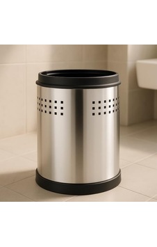 Arkitekta A44048 Çöp Kovası, 3 L, Parlak Paslanmaz Çelik Kaplama 10l Siyah Arkitekta A44048 Çöp Kovası, 3 L, Parlak Paslanmaz Çelik Kaplama 10l Siyah