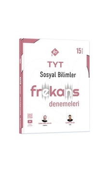 TYT Sosyal Bilimler 15'li Frekans Denemeleri KR Akademi Yayınları TYT Sosyal Bilimler 15'li Frekans Denemeleri KR Akademi Yayınları