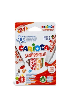 Carioca Stamperello Yıkanabilir Keçeli Kalemi 6 Lı Sku: Zeus8690010337993 Carioca Stamperello Yıkanabilir Keçeli Kalemi 6 Lı Sku: Zeus8690010337993