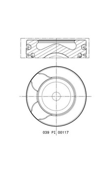 Piston Segman - Fiat Scudo - Mahle-039pı00117000