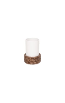 Basket Diş Fırçalık, Tezgah Üstü - Porselen/kahve Kahve Basket Diş Fırçalık, Tezgah Üstü - Porselen/kahve Kahve